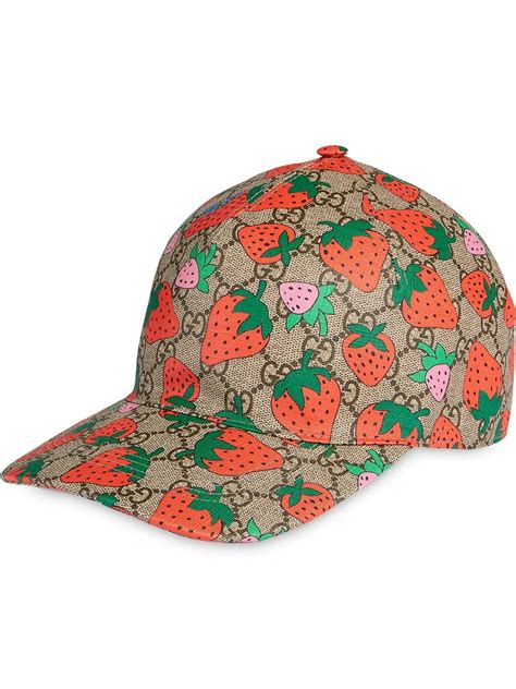 gucci cap mit erdbeeren